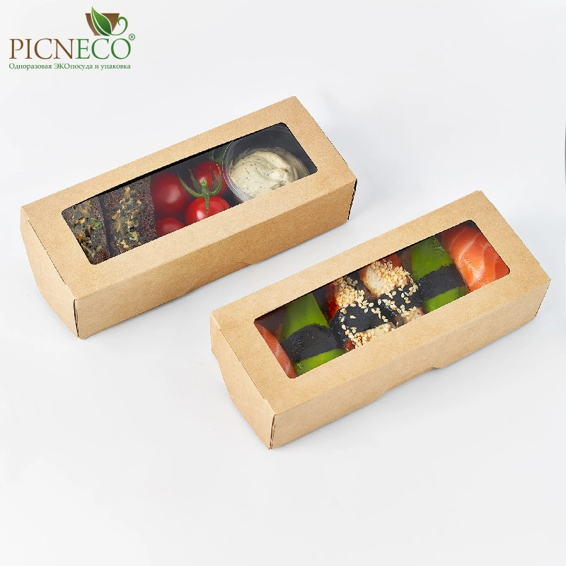 товар Контейнер бумажный 500мл, крафт, серия OneBox OKP050